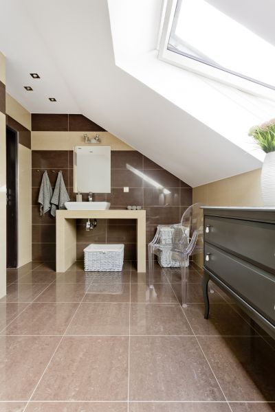 Attic Bathroom Installation in Bozeman